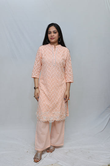 Peach Colour Co-ord Set
