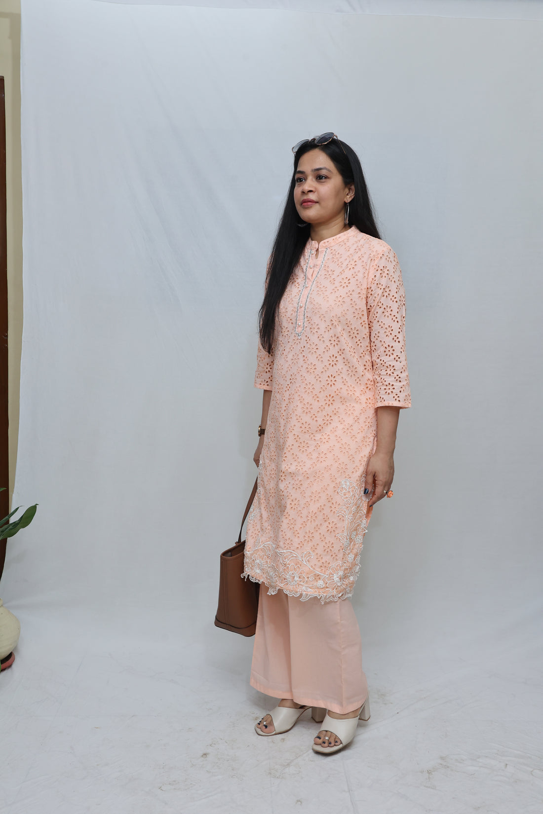 Peach Colour Co-ord Set