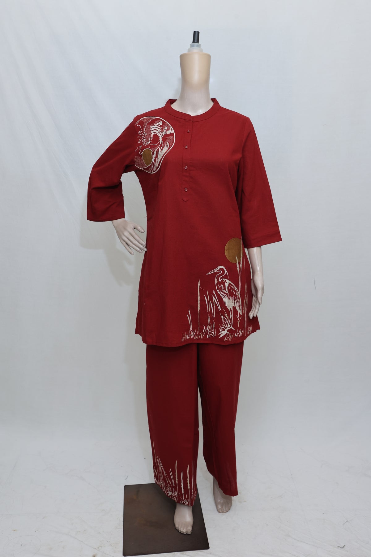 Designer Red Co-ord Set
