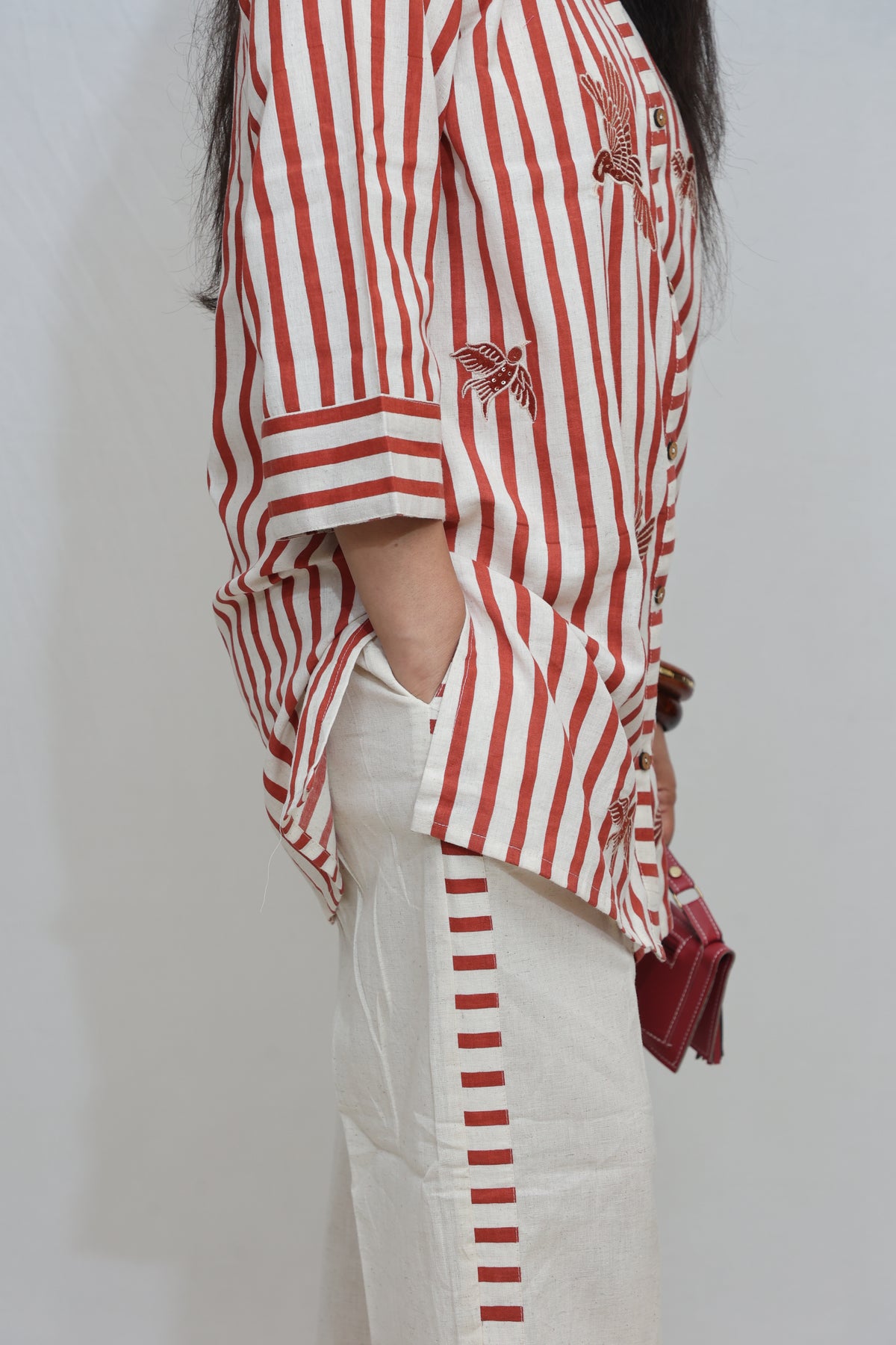 Red & White Co-ord Set