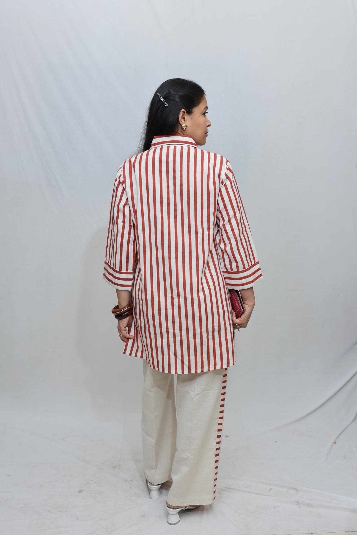 Red & White Co-ord Set