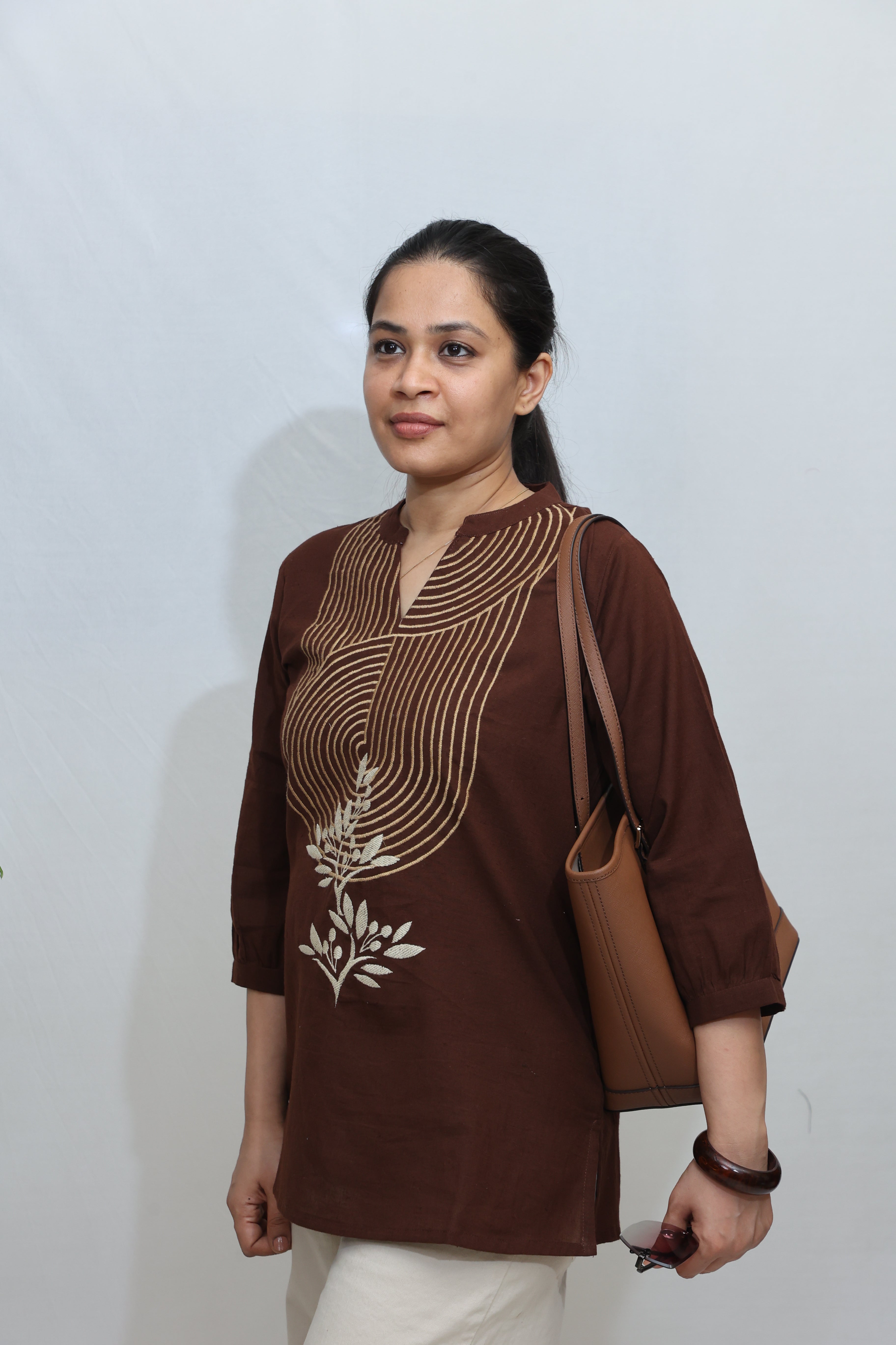 Chocolate Colour Kurti